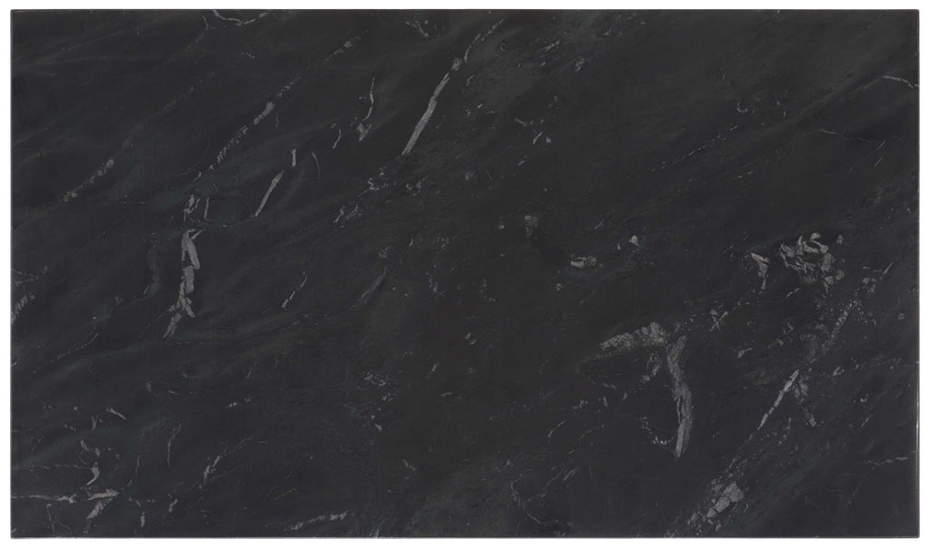 Safavieh Guernica 1 Shelf Rectangle Accent Table - Marquine Black Marble / Black
