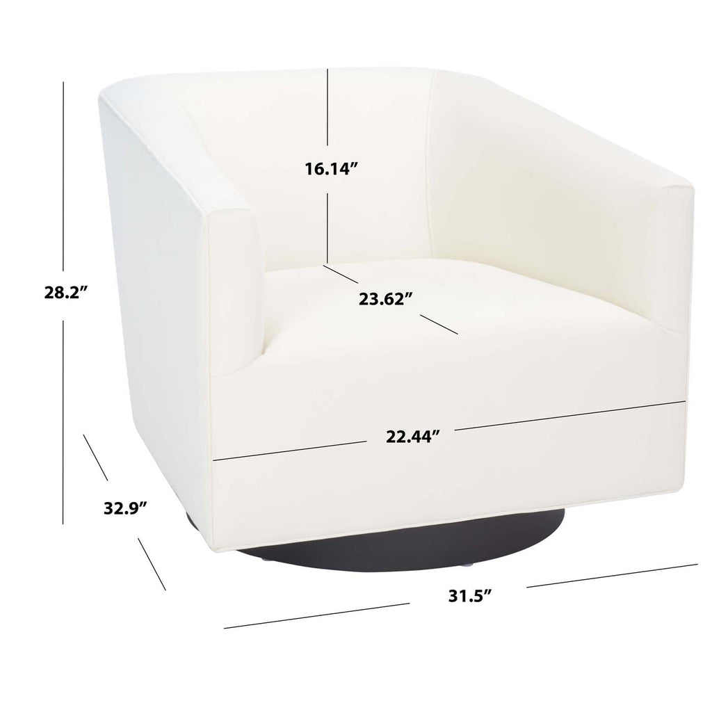 Safavieh Birdie Accent Chair - Creme