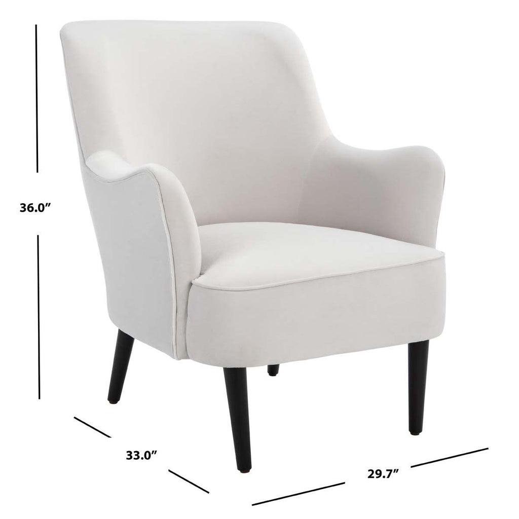 Safavieh Arlyss Accent Chair - Light Grey