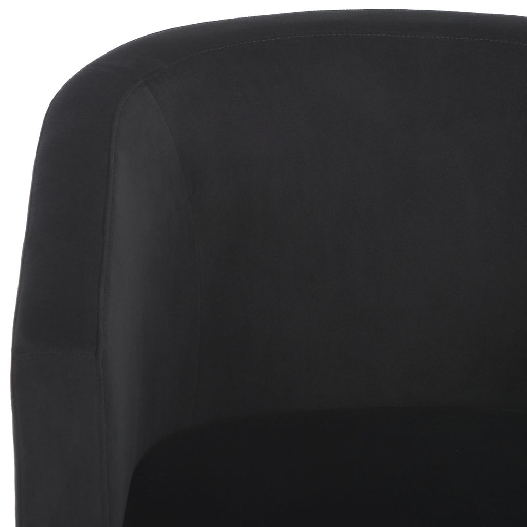 Safavieh Elysian Accent Chair - Black Velvet