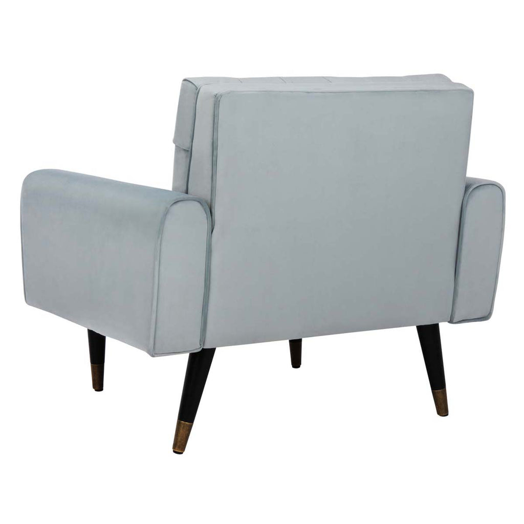 Safavieh Amaris Tufted Accent Chair - Slate Blue/Black