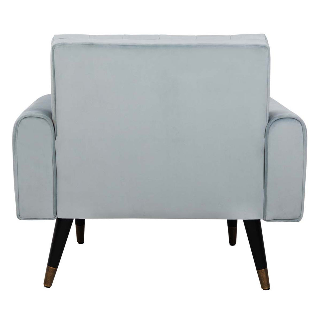 Safavieh Amaris Tufted Accent Chair - Slate Blue/Black