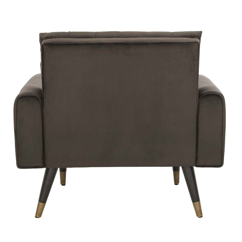 Safavieh Amaris Tufted Accent Chair - Shale/Black