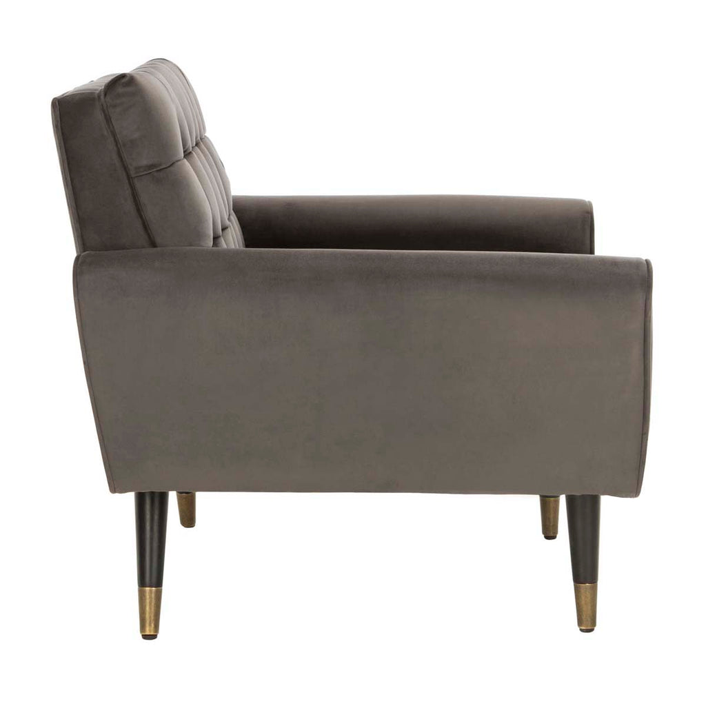 Safavieh Amaris Tufted Accent Chair - Shale/Black