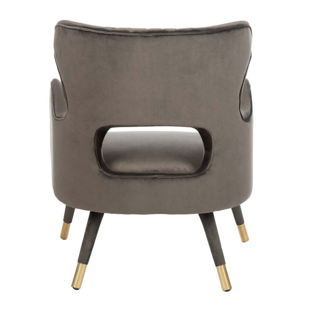 Safavieh Blair Wingback Accent Chair - Shale/Gold