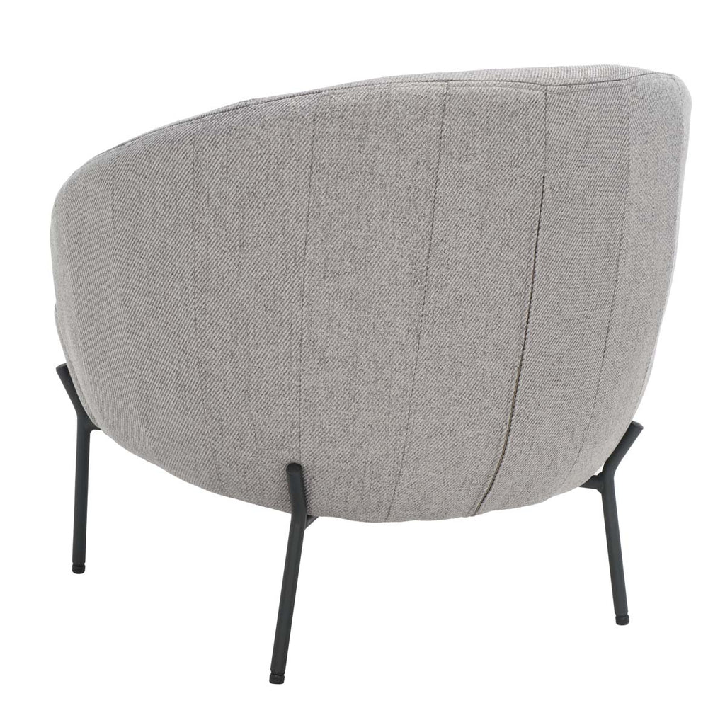 Safavieh Emmi Upholstered Accent Chair - Grey / Black