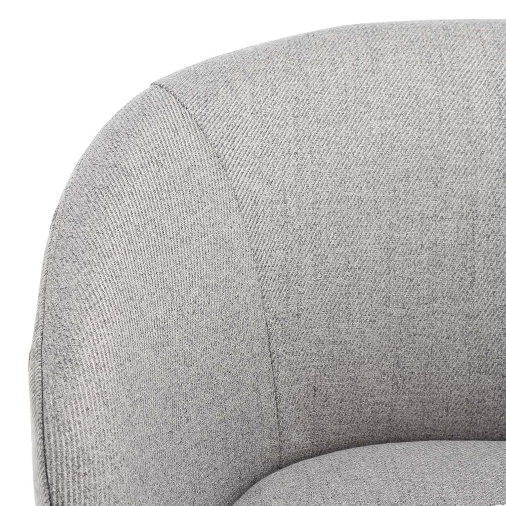 Safavieh Emmi Upholstered Accent Chair - Grey / Black