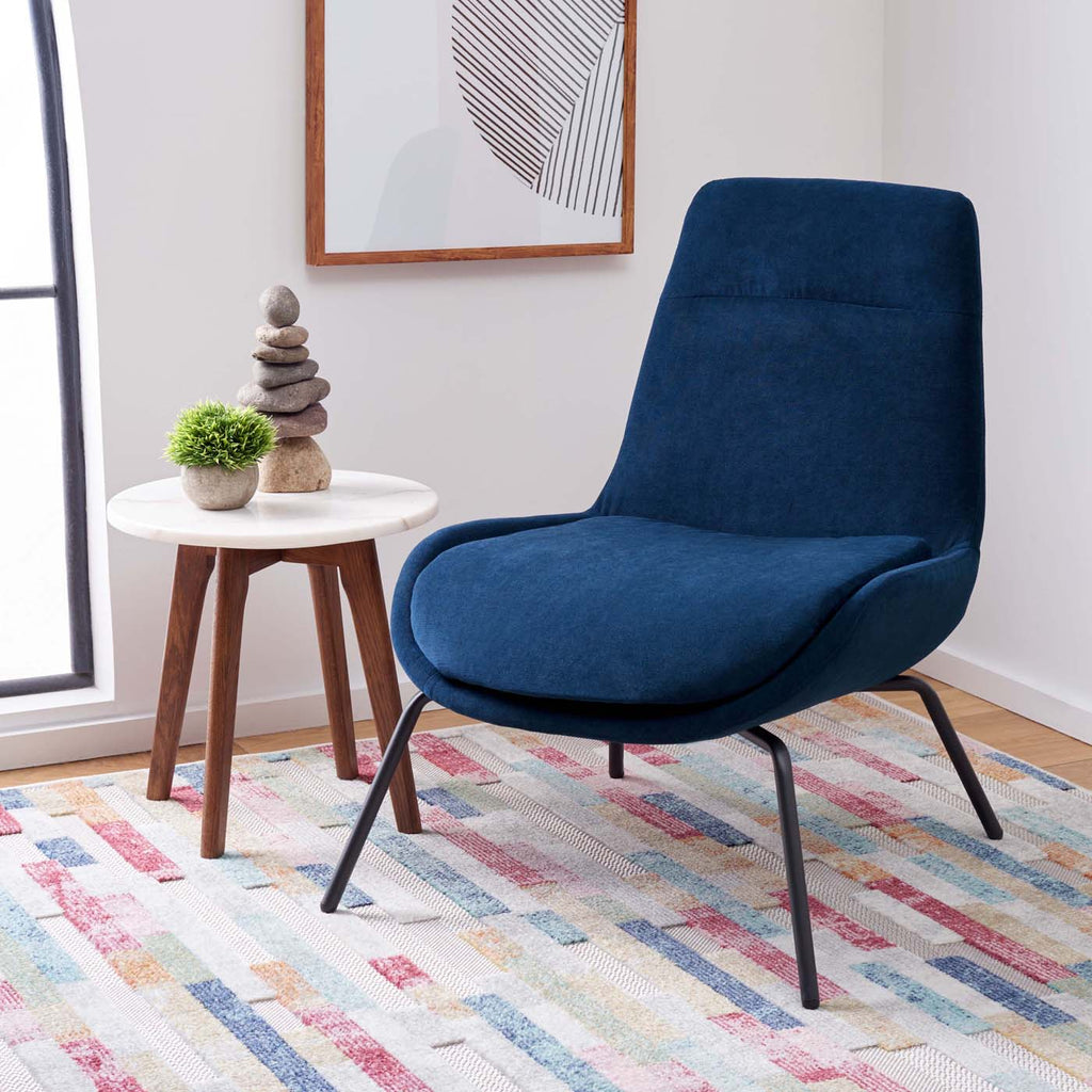 Safavieh Bridger Accent Chair - Navy