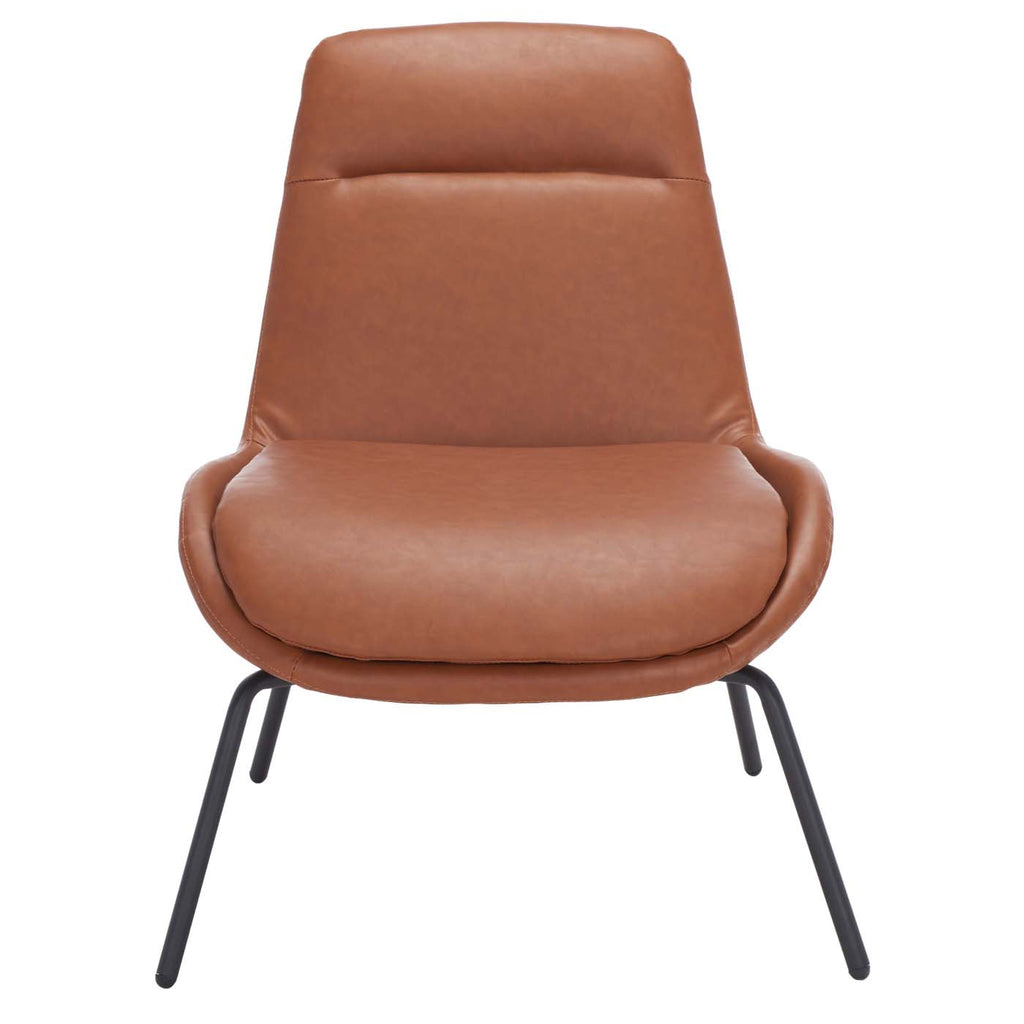 Safavieh Bridger Accent Chair - Cognac