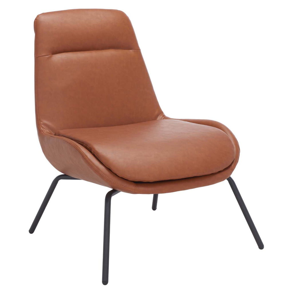 Safavieh Bridger Accent Chair - Cognac