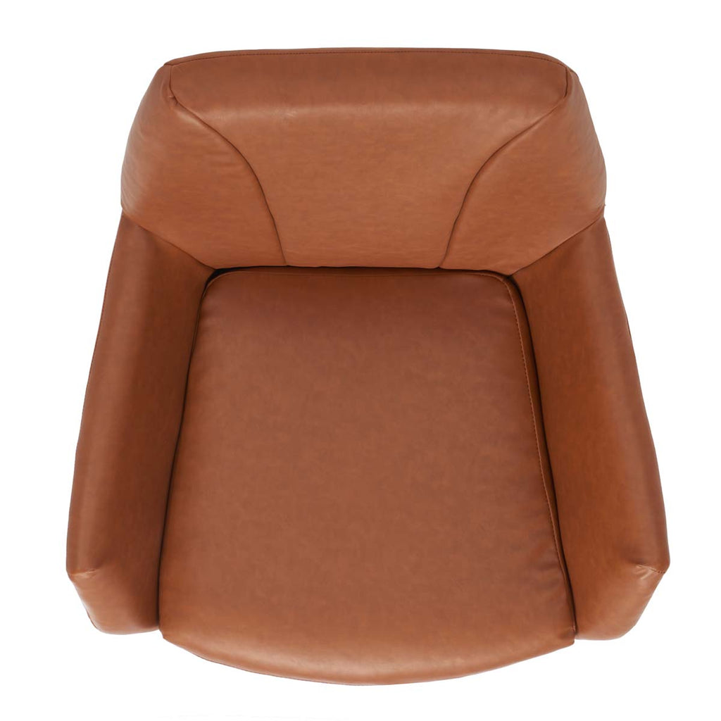 Safavieh Auggie Arm Chair - Cognac / Black