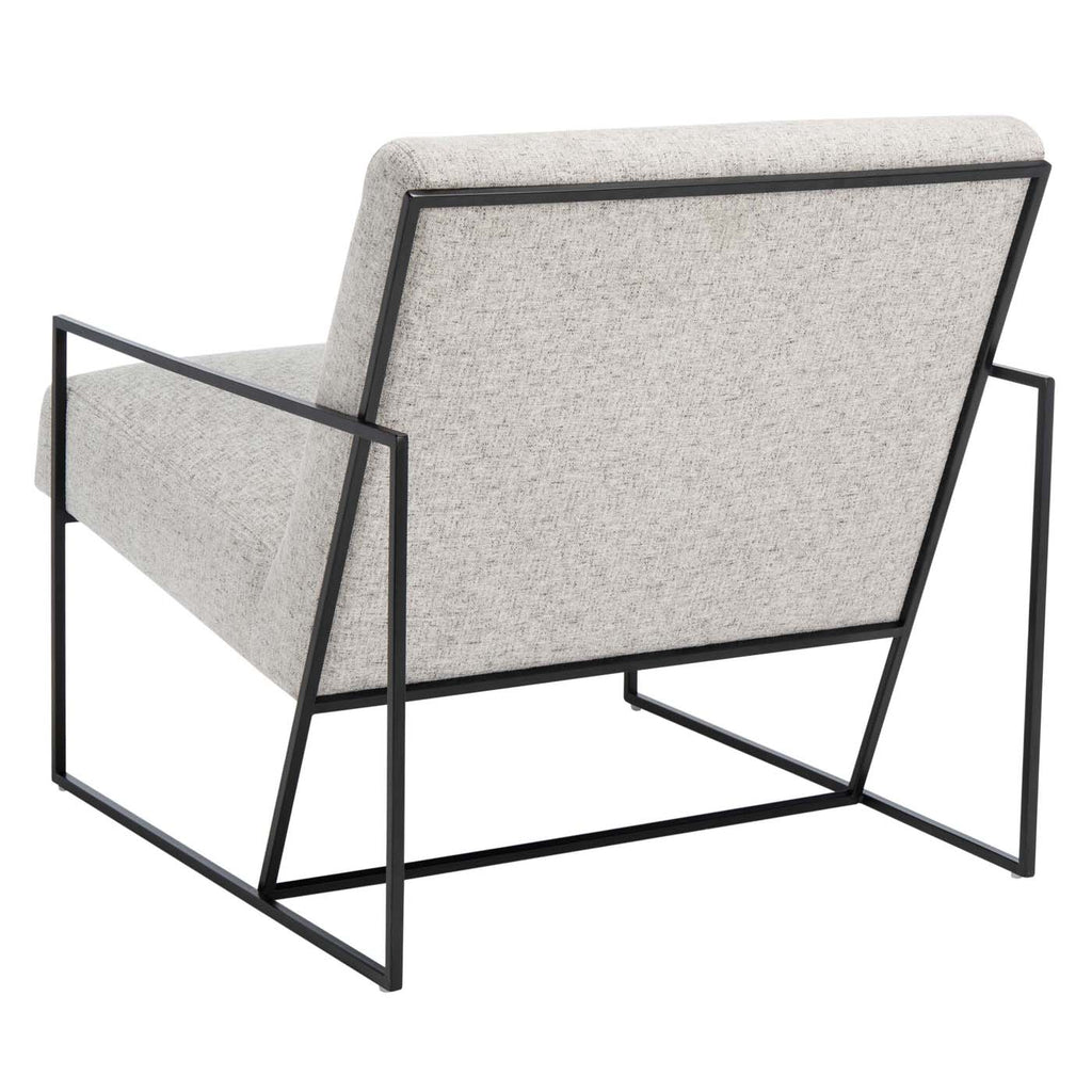 Safavieh Atheris Arm Chair - Light Grey / Black