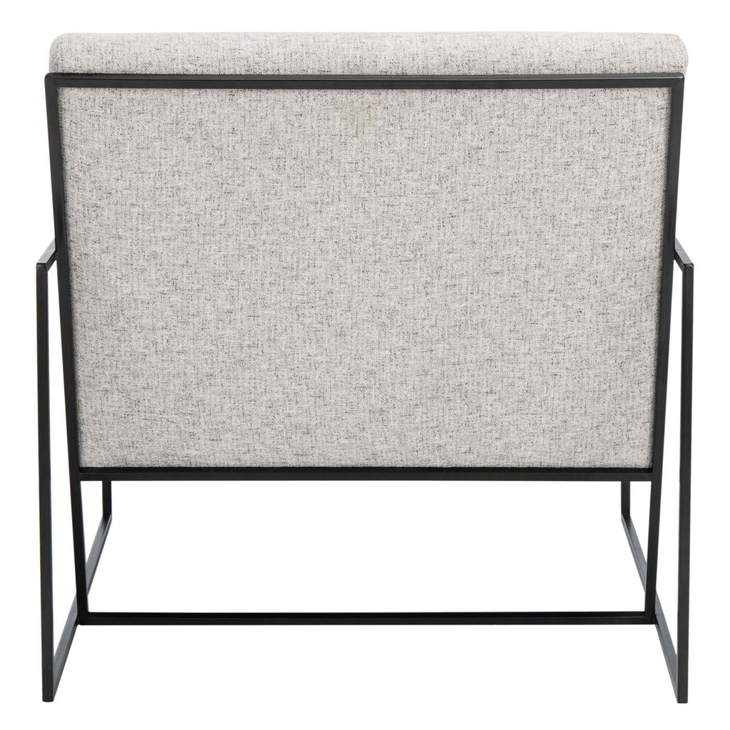 Safavieh Atheris Arm Chair - Light Grey / Black