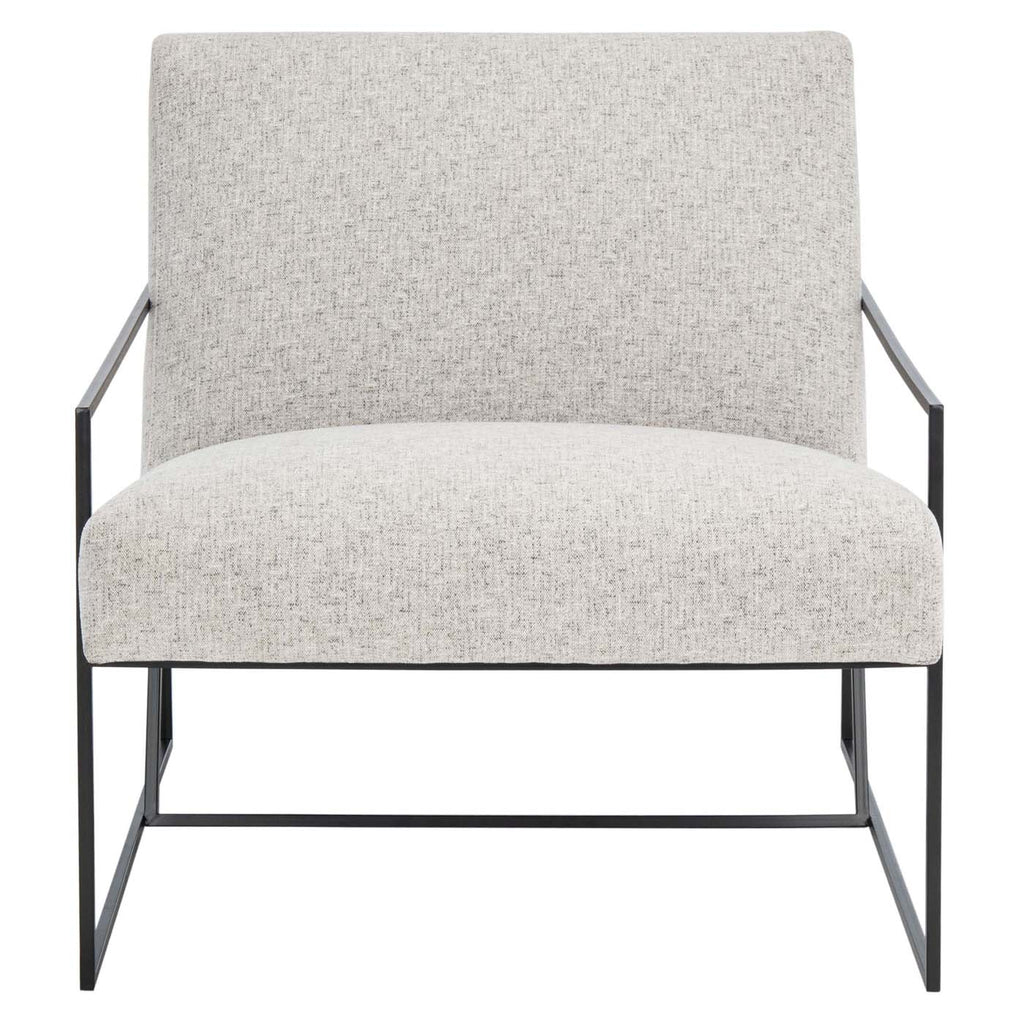 Safavieh Atheris Arm Chair - Light Grey / Black