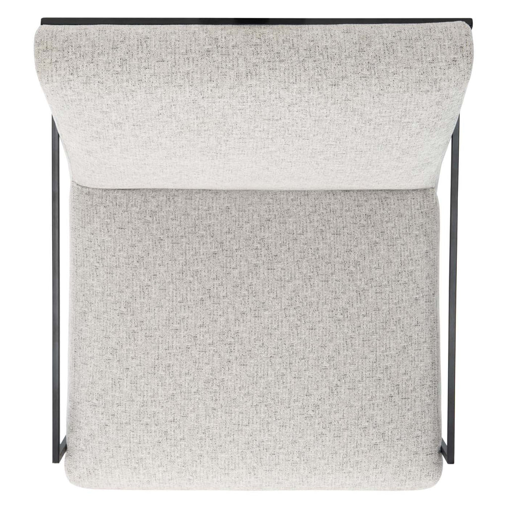 Safavieh Atheris Arm Chair - Light Grey / Black