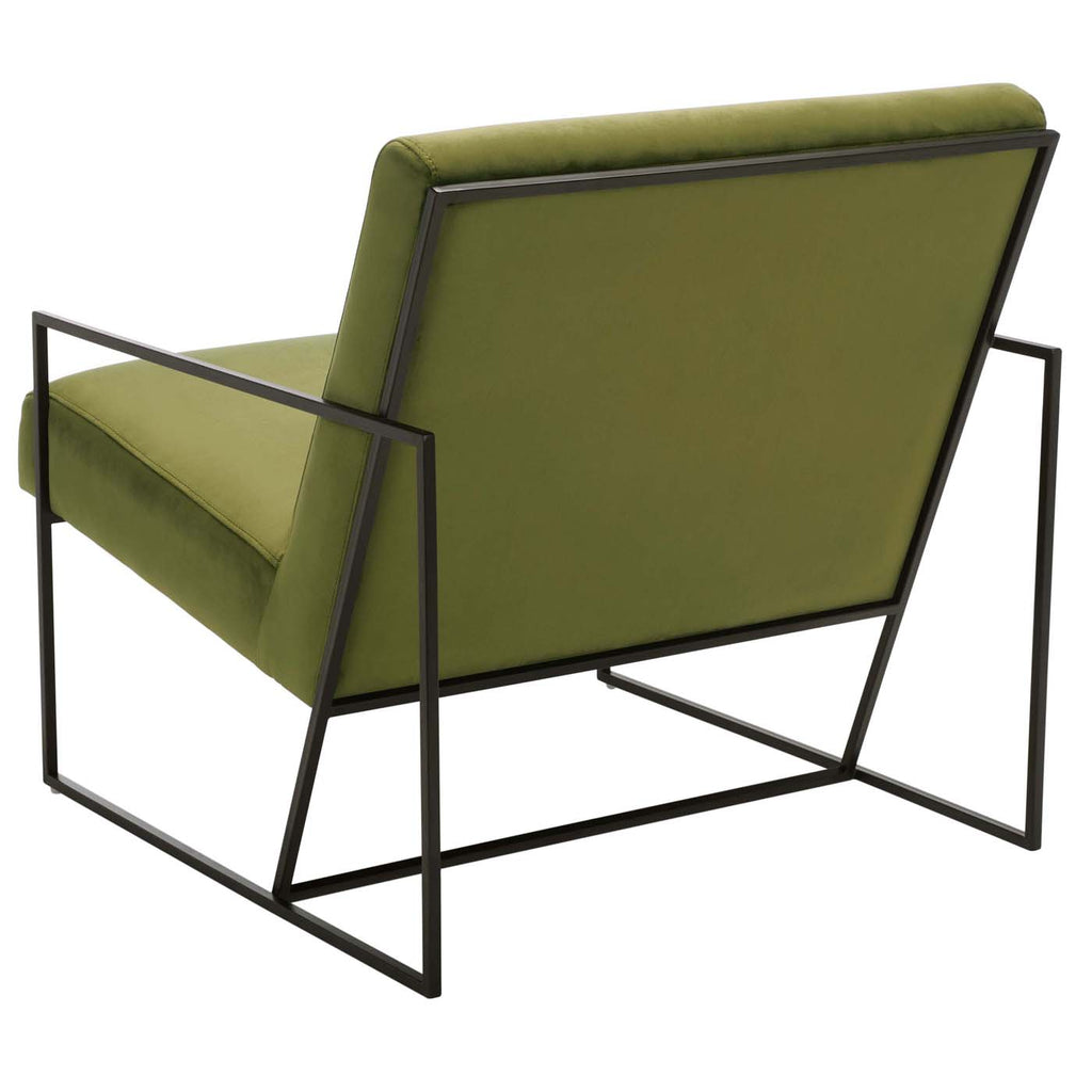 Safavieh Atheris Arm Chair - Green / Black