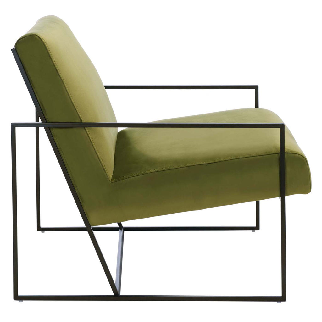 Safavieh Atheris Arm Chair - Green / Black