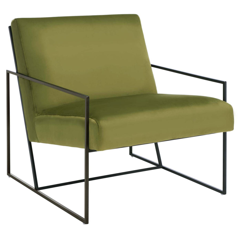 Safavieh Atheris Arm Chair - Green / Black