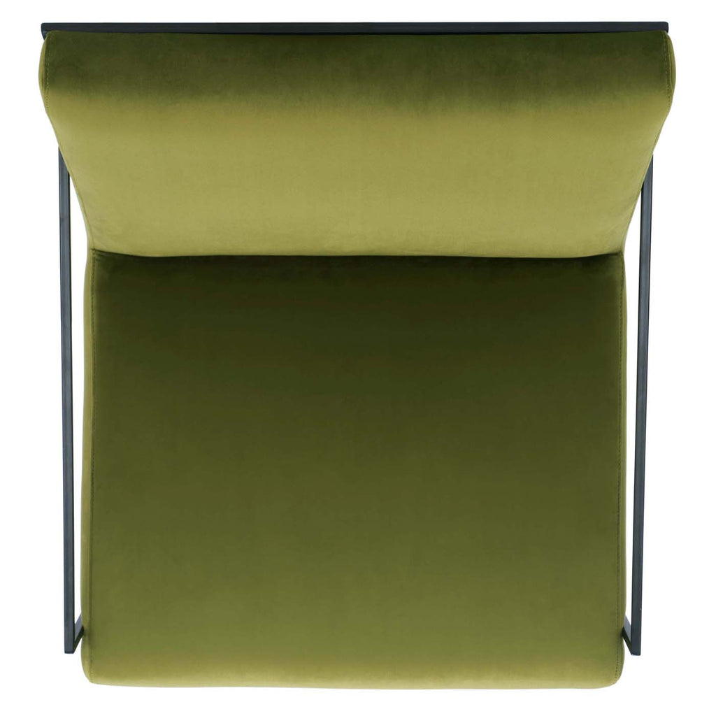 Safavieh Atheris Arm Chair - Green / Black