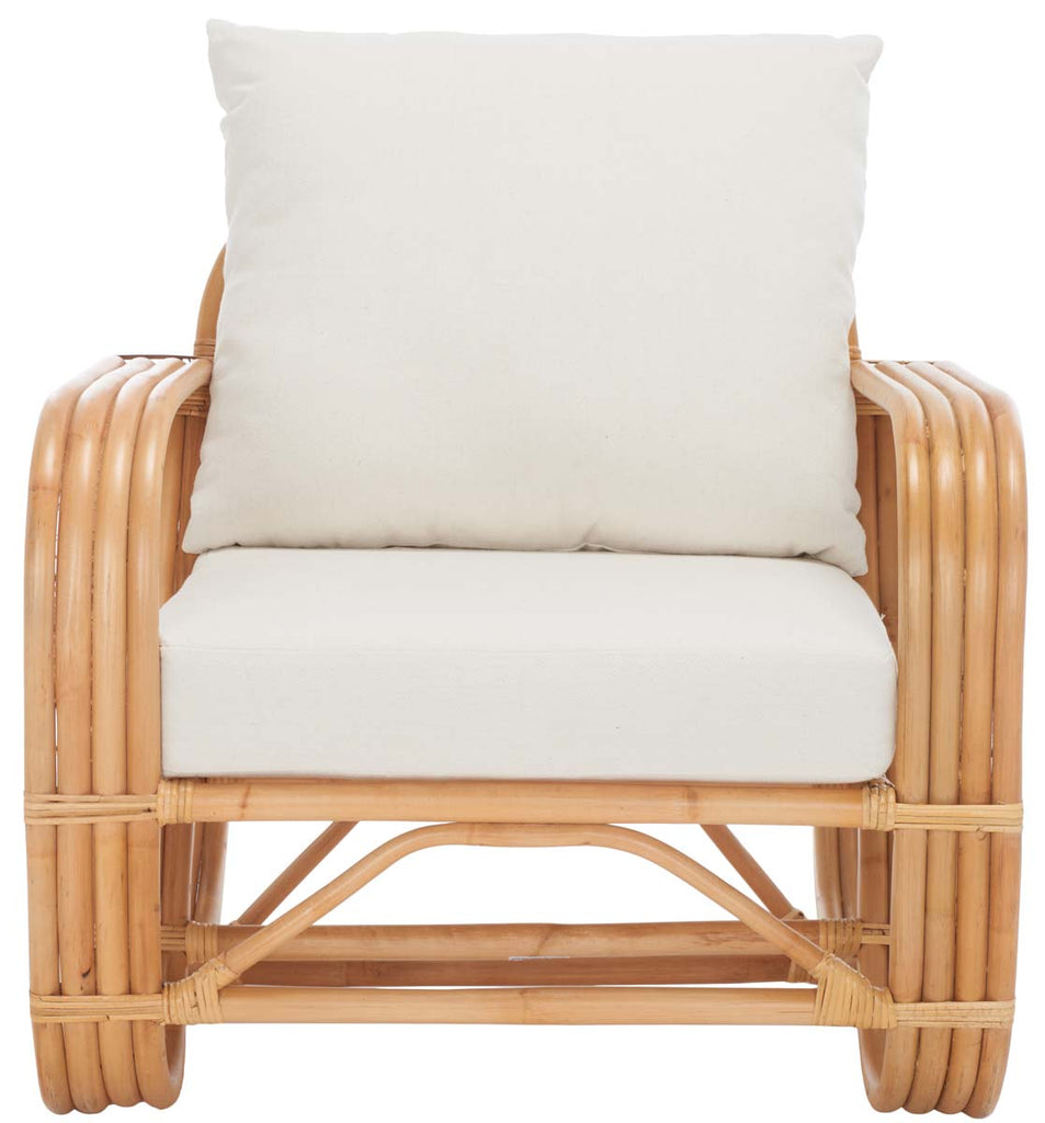 Safavieh Beia Accent Chair - Natural / White