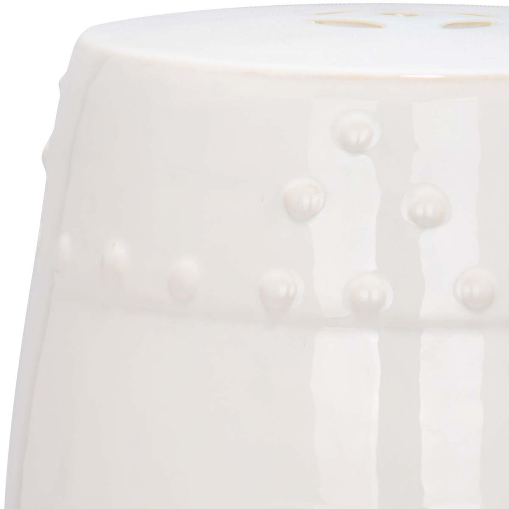 Safavieh Cream Modern Ming Garden Stool