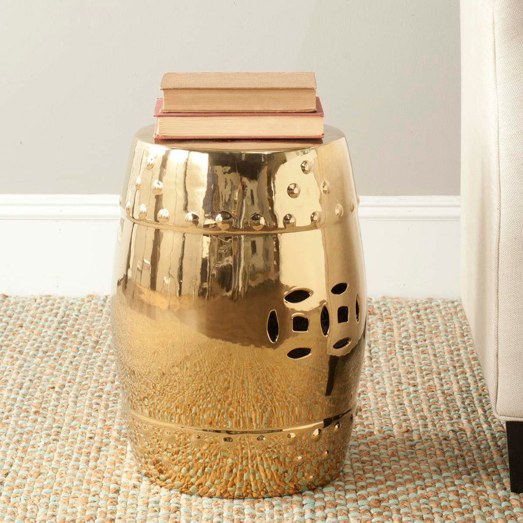 Safavieh Gold Modern Ming Garden Stool