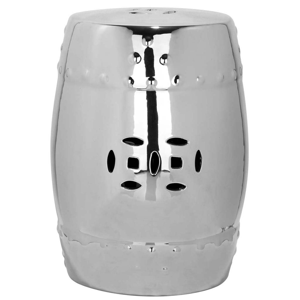 Safavieh Silver Modern Ming Garden Stool