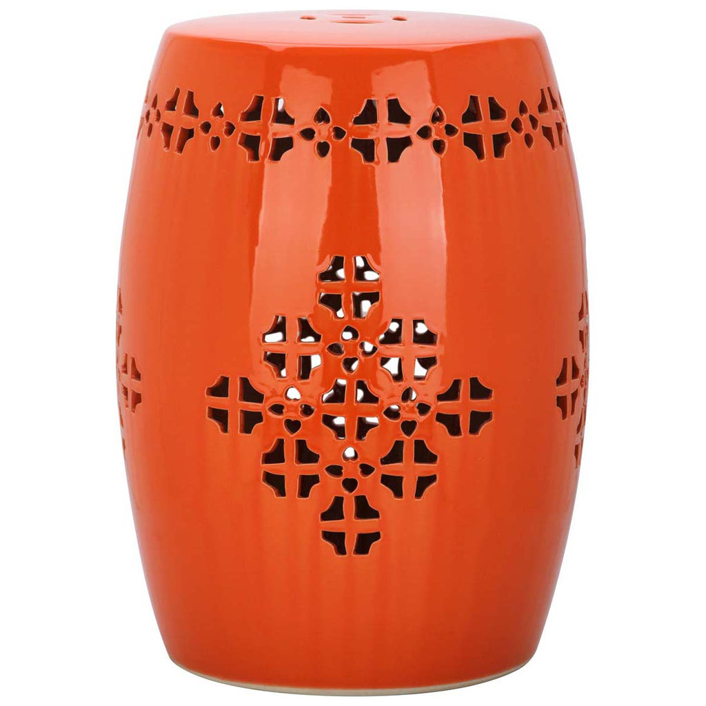 Safavieh Quatrefoil Garden Stool