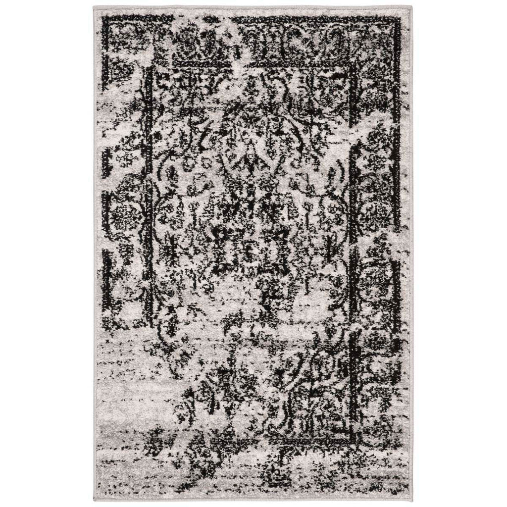 Safavieh Adirondack Rug Collection ADR101A - Silver / Black