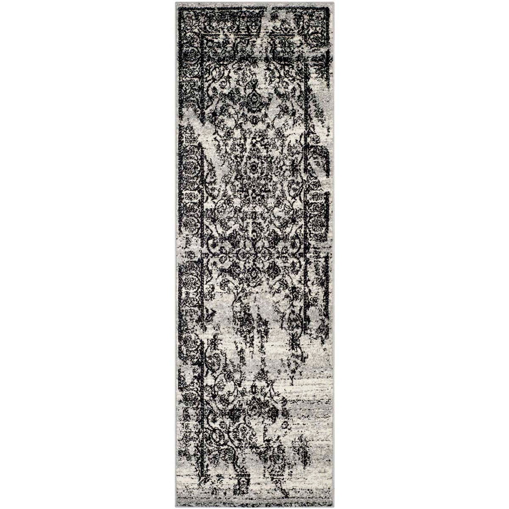 Safavieh Adirondack Rug Collection ADR101A - Silver / Black