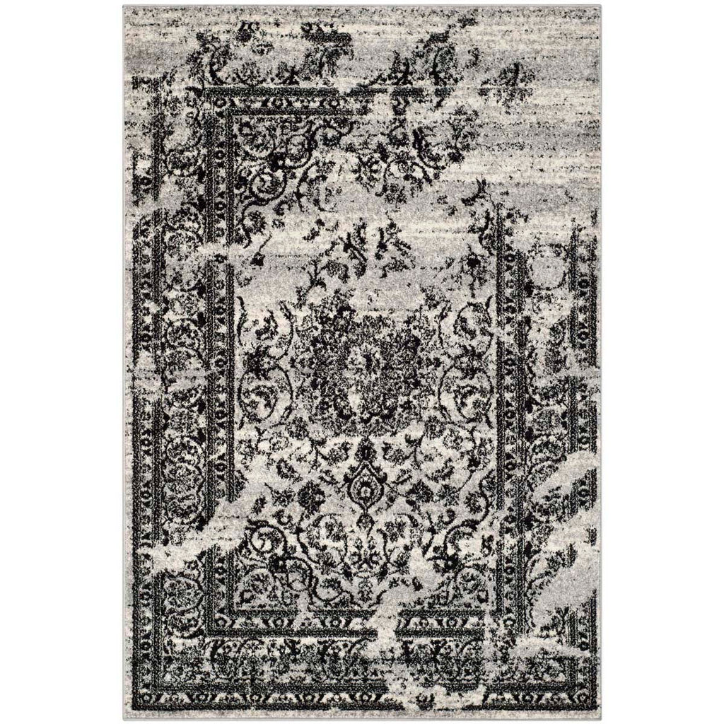 Safavieh Adirondack Rug Collection ADR101A - Silver / Black