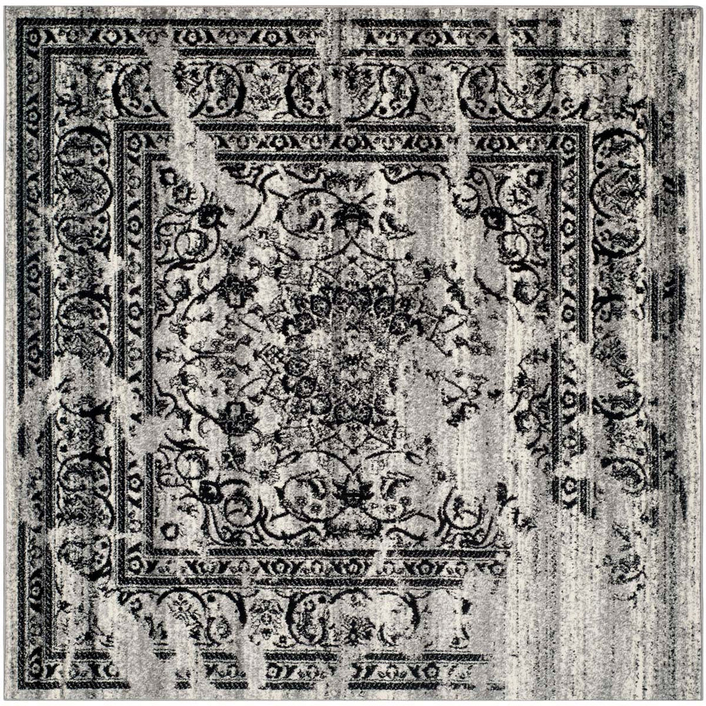 Safavieh Adirondack Rug Collection ADR101A - Silver / Black