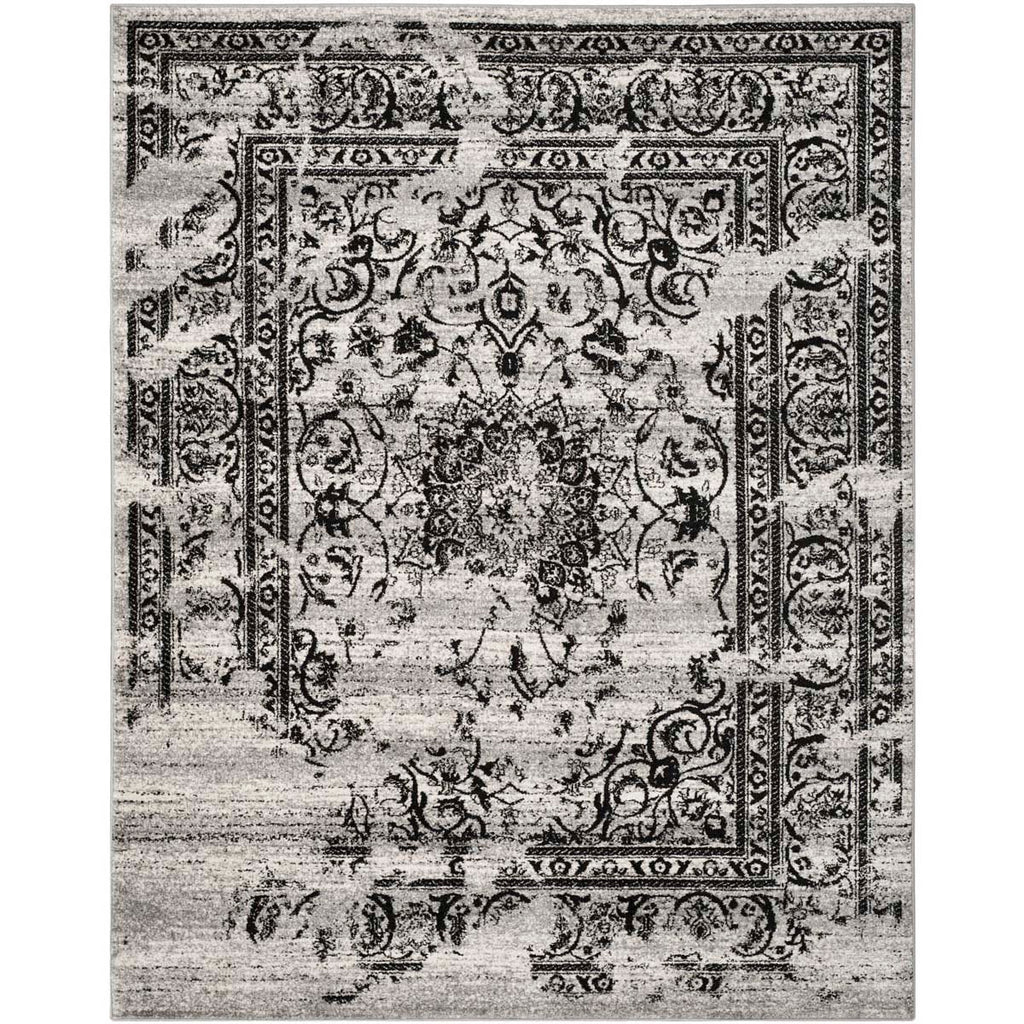 Safavieh Adirondack Rug Collection ADR101A - Silver / Black