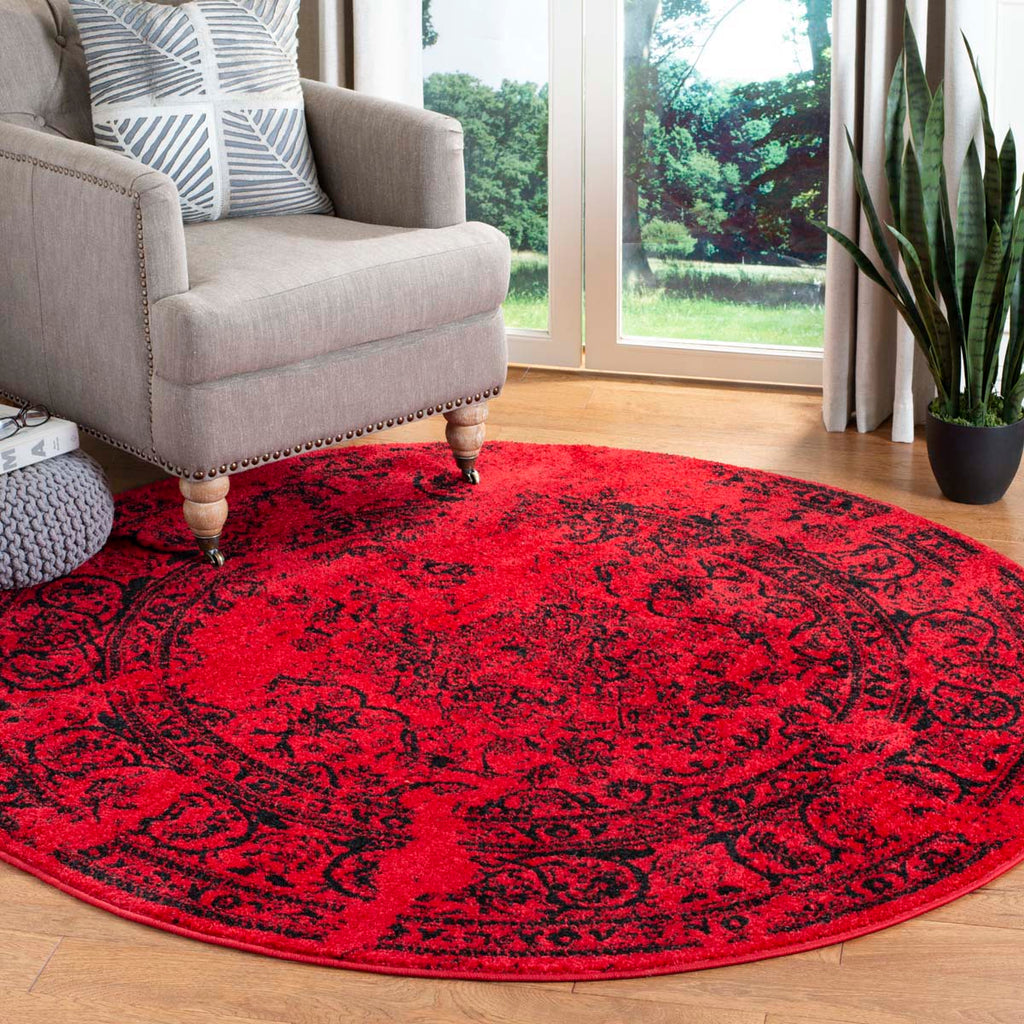 Safavieh Adirondack Rug Collection ADR101F - Red / Black