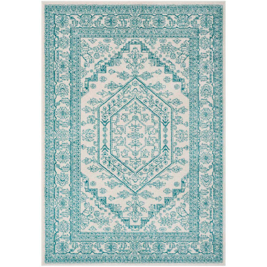 Safavieh Adirondack Rug Collection ADR108G - Ivory / Teal