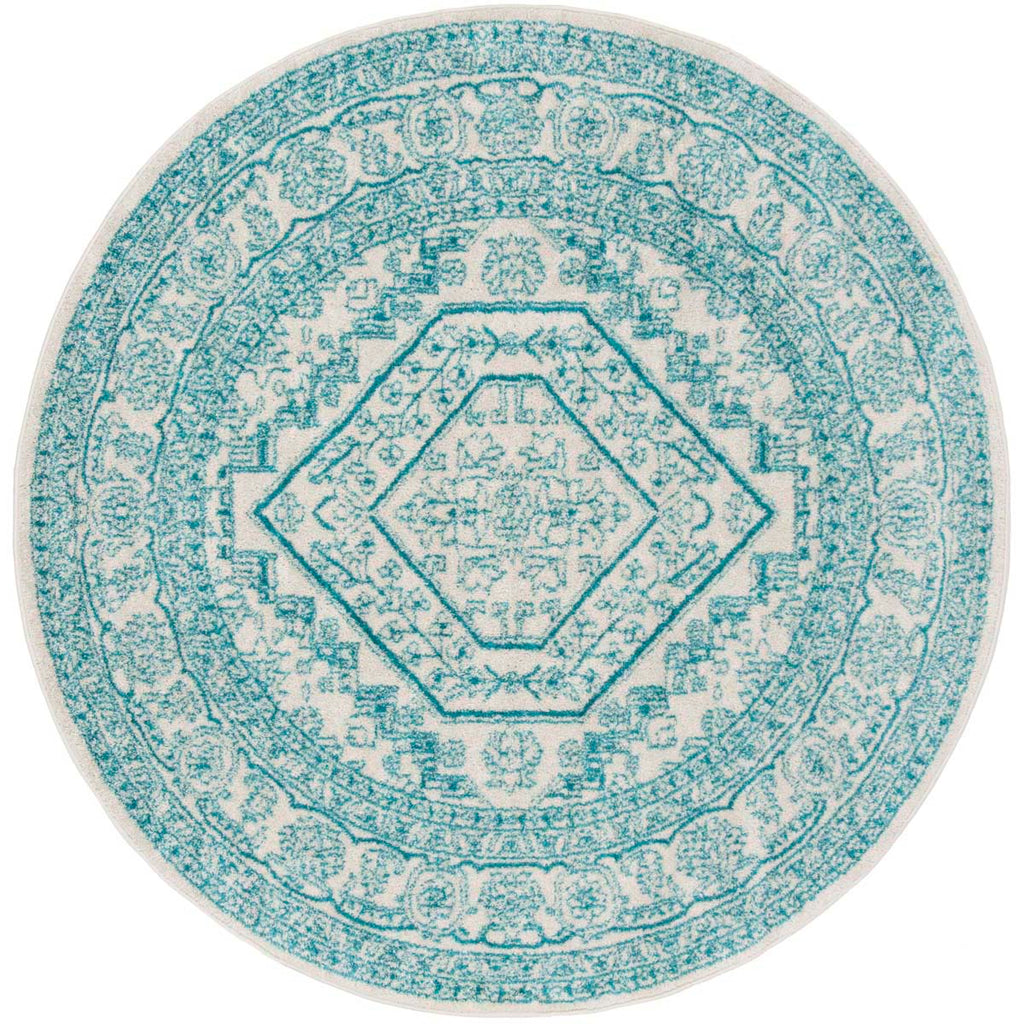 Safavieh Adirondack Rug Collection ADR108G - Ivory / Teal