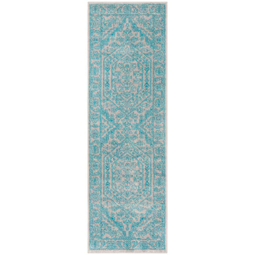 Safavieh Adirondack Rug Collection ADR108L - Light Grey / Teal