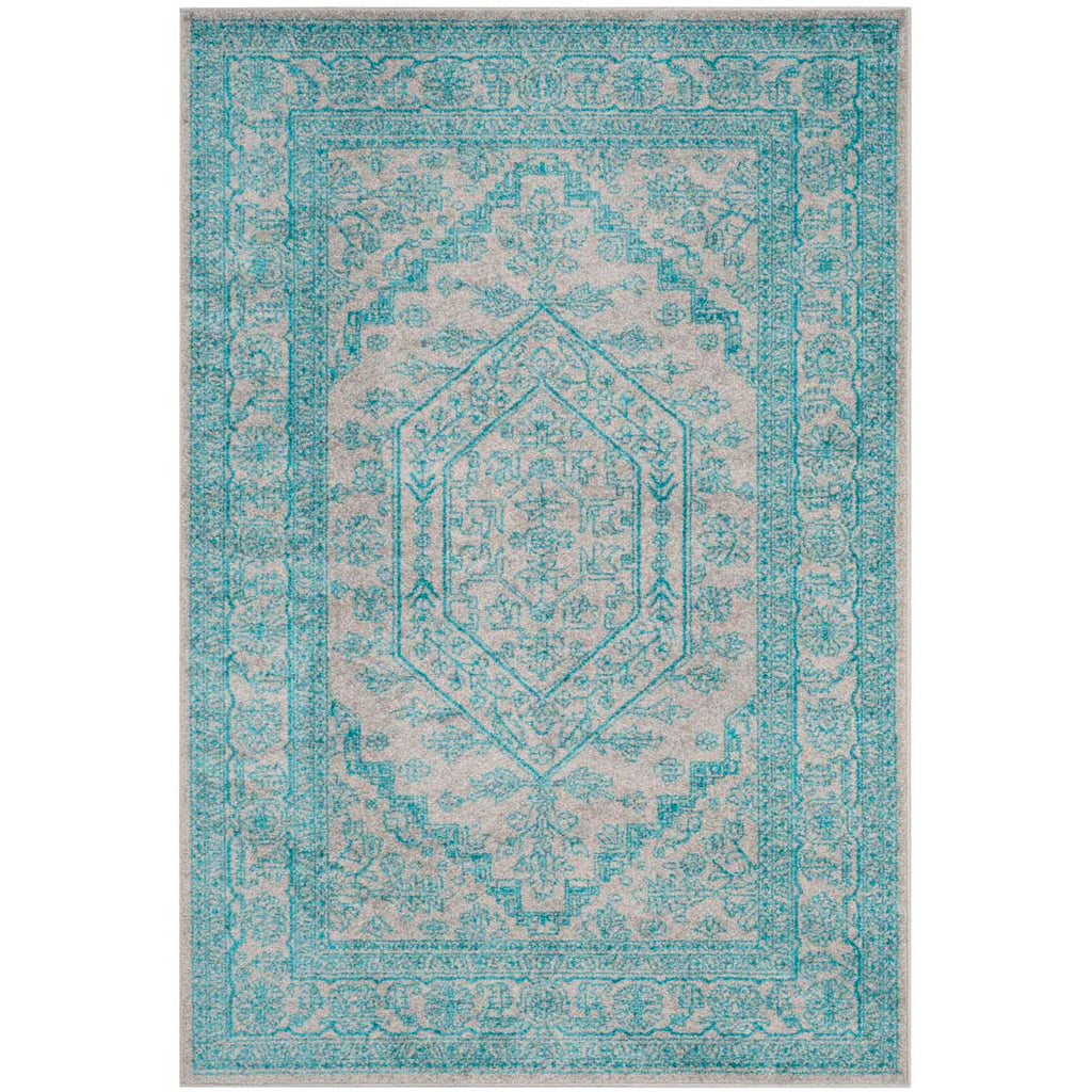 Safavieh Adirondack Rug Collection ADR108L - Light Grey / Teal