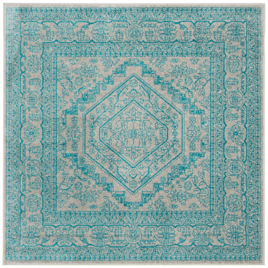 Safavieh Adirondack Rug Collection ADR108L - Light Grey / Teal