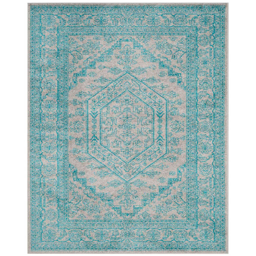 Safavieh Adirondack Rug Collection ADR108L - Light Grey / Teal