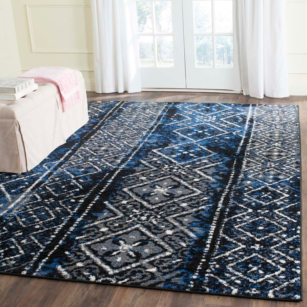 Safavieh Adirondack Rug Collection ADR111A - Blue / Black