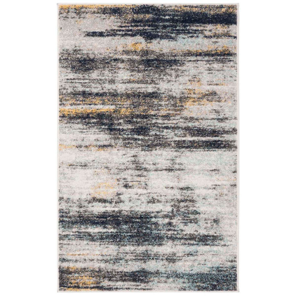 Safavieh Adirondack Rug Collection ADR201F - Light Grey / Black