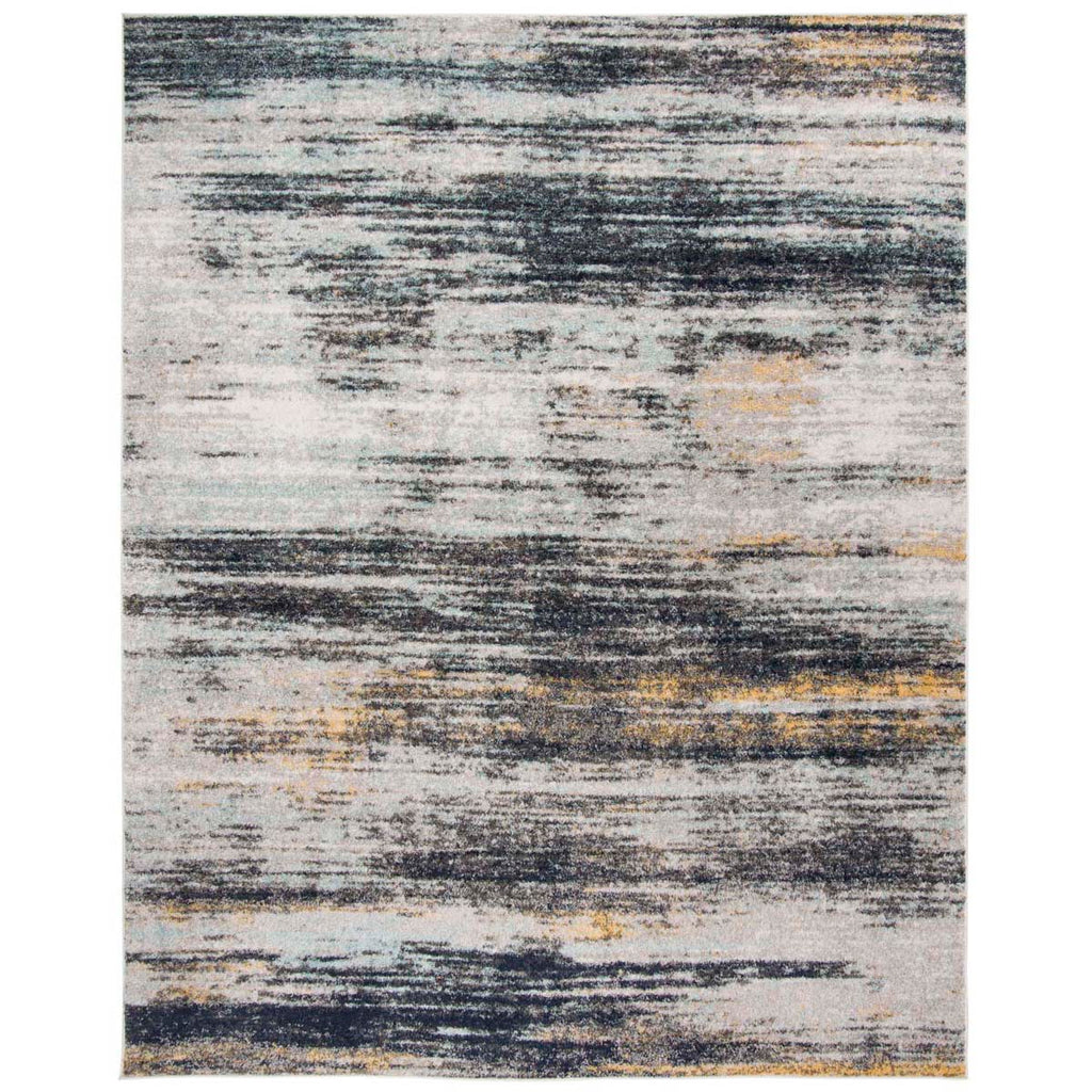 Safavieh Adirondack Rug Collection ADR201F - Light Grey / Black