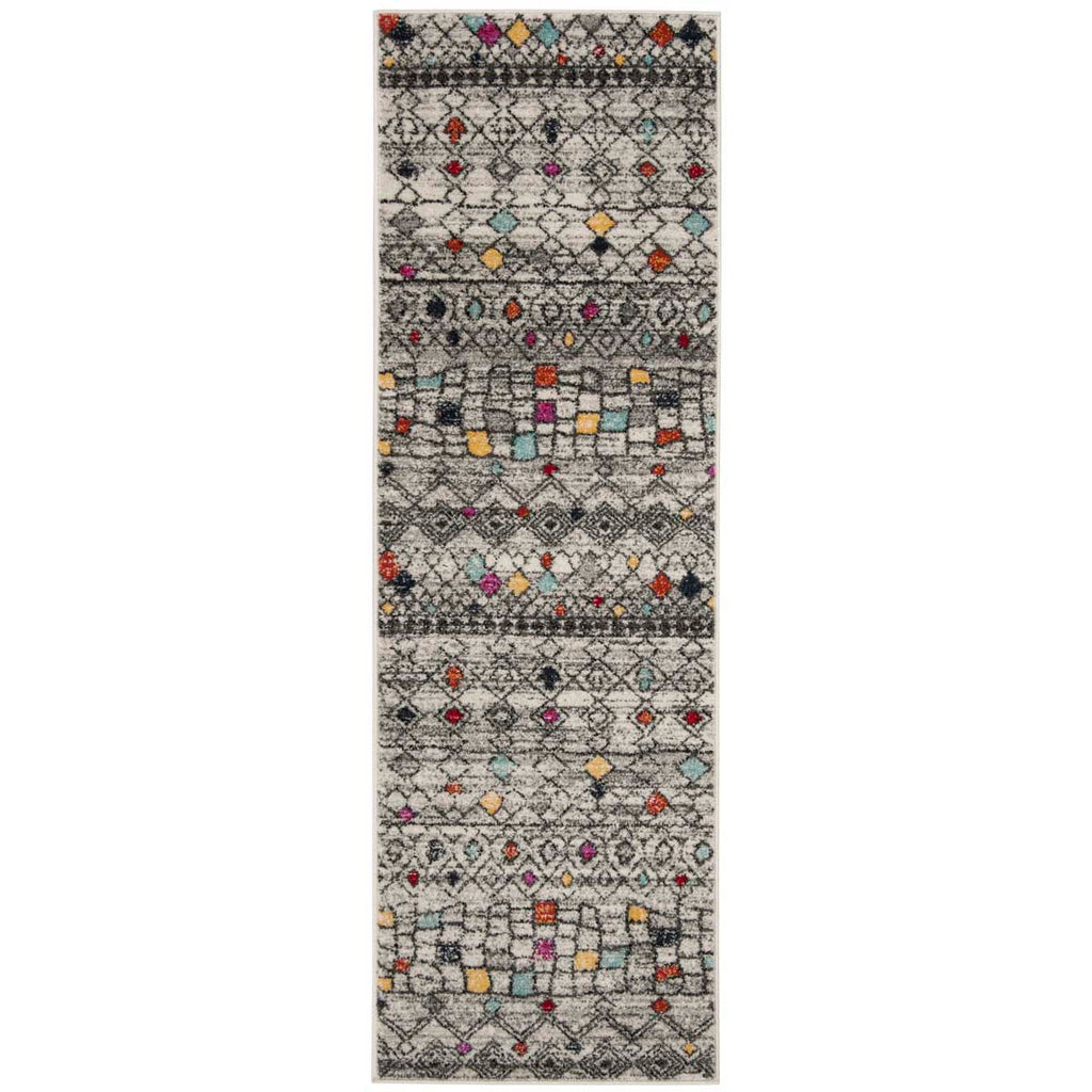 Safavieh Adirondack Rug Collection ADR204F - Light Grey / Fuchsia