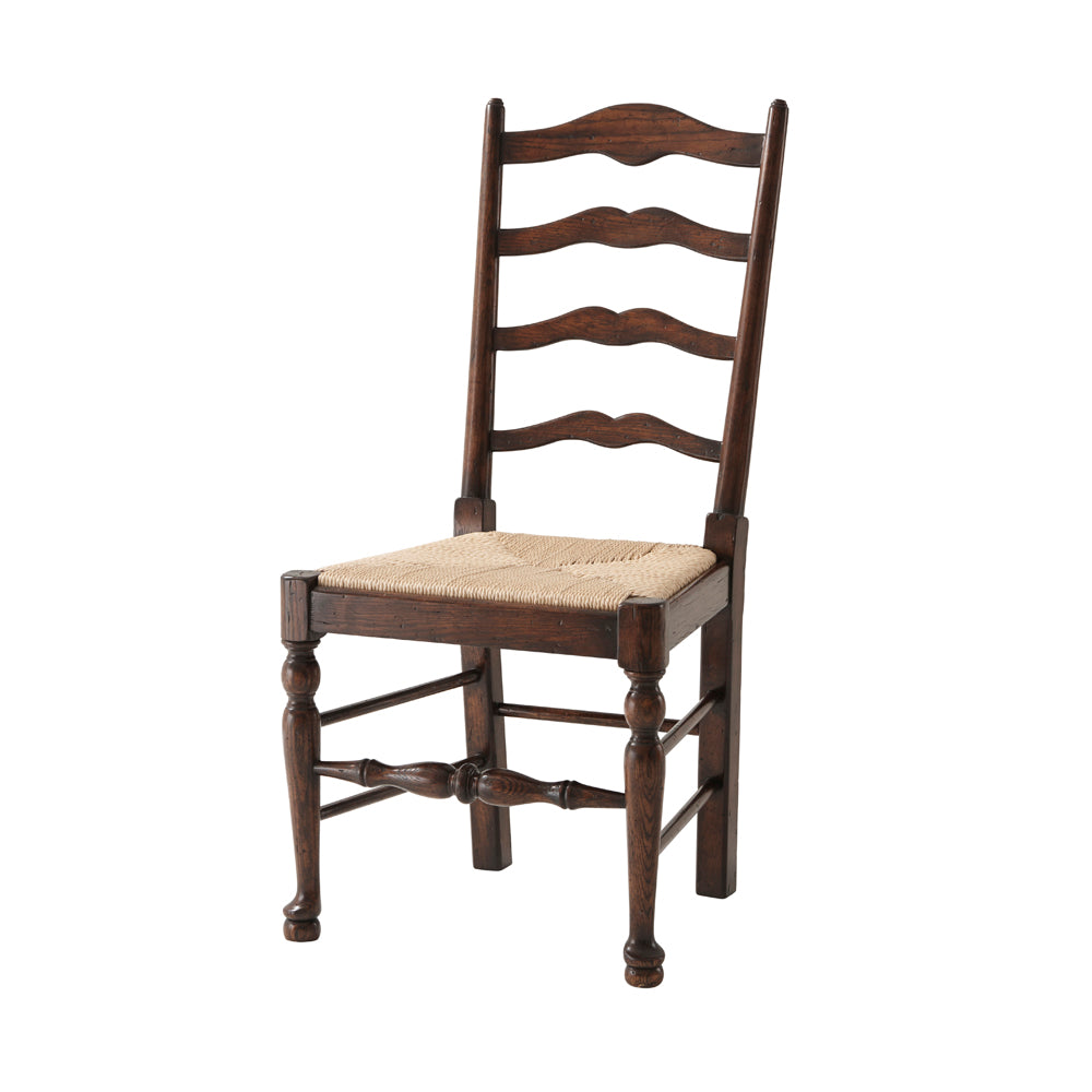 Victory Oak Ladderback Side Chair | Theodore Alexander - AL40092