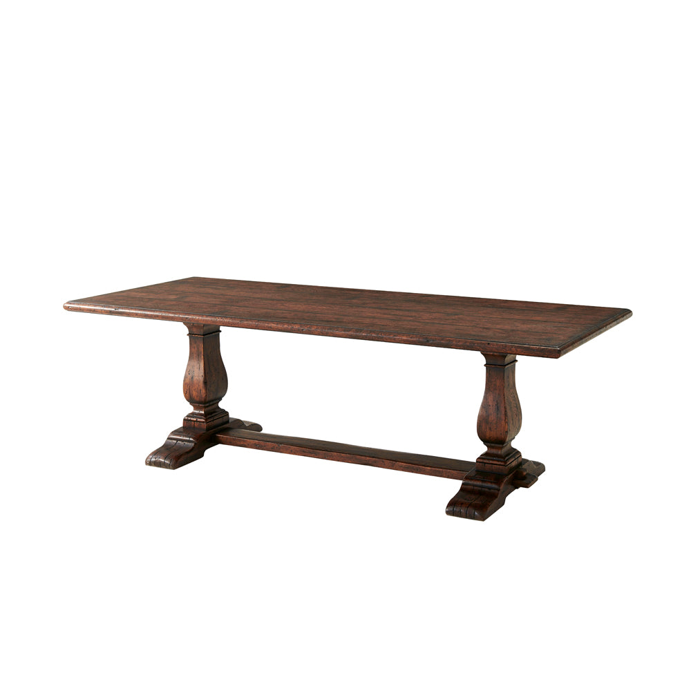 Victory Oak Refectory Dining Table | Theodore Alexander - AL54036