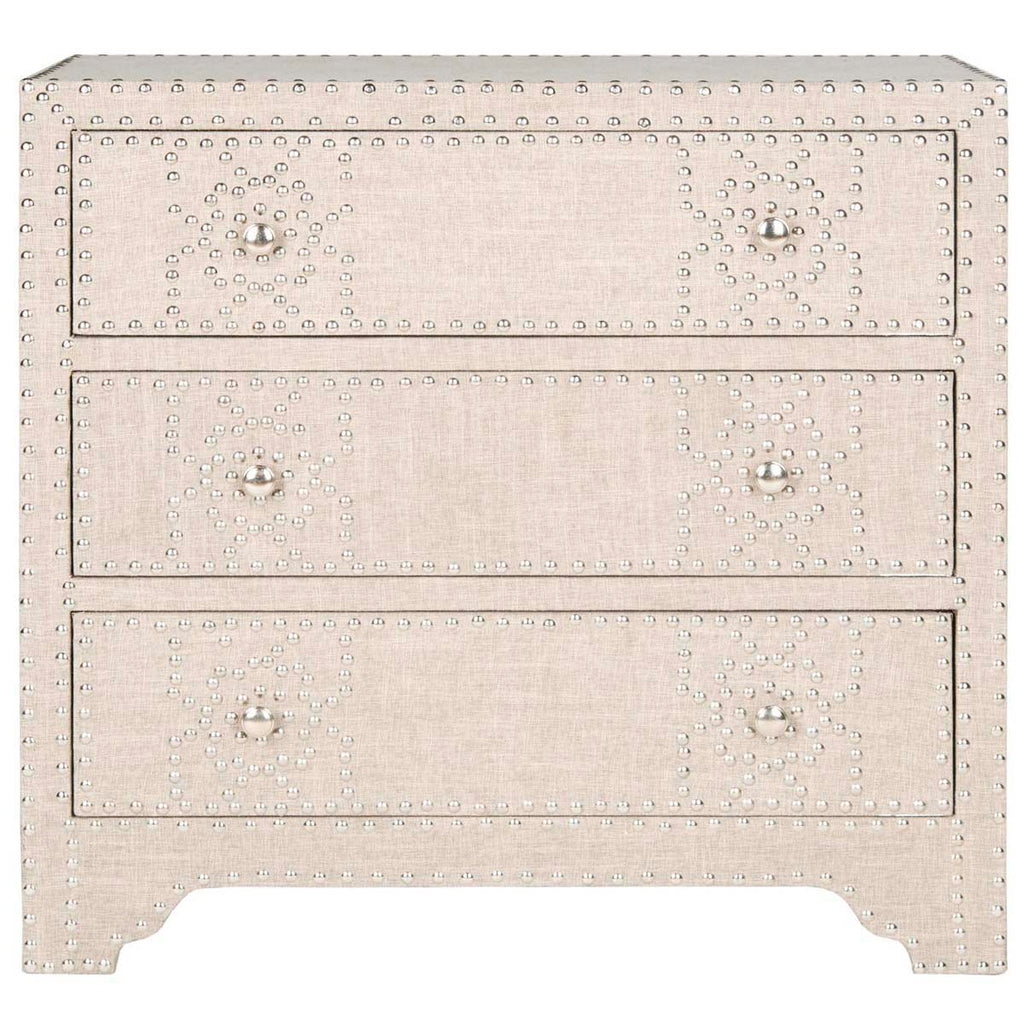 Safavieh Gordy 3 Drawer Chest - Grey