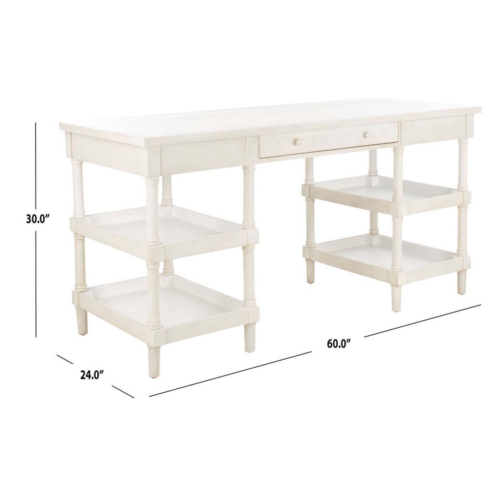 Safavieh Dixon Desk - White Washed