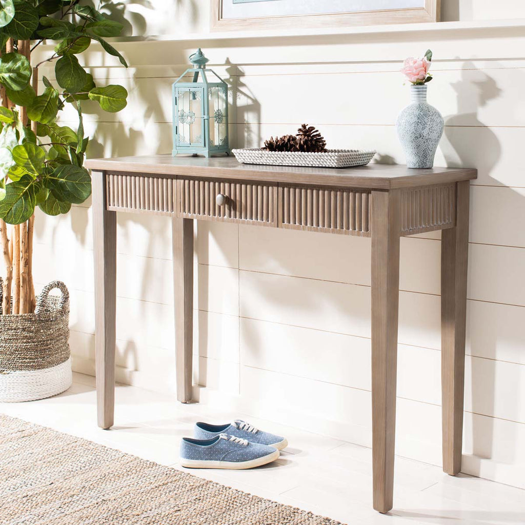 Safavieh Beale Console With Storage Drawer - Grey