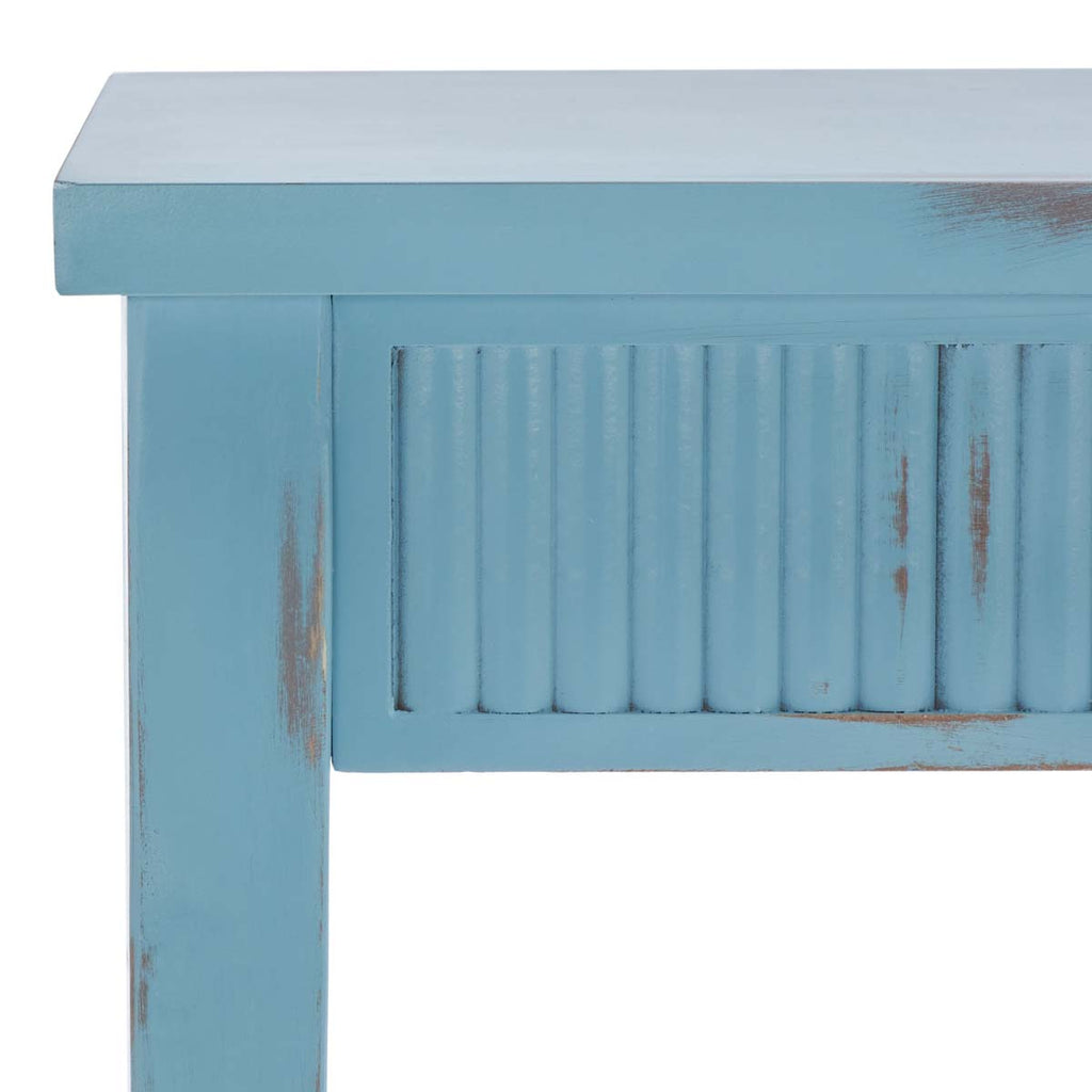 Safavieh Beale Console With Storage Drawer - Blue